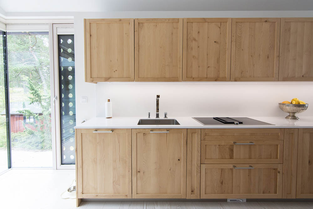 custom made kitchen interior local wood by Noah Möller